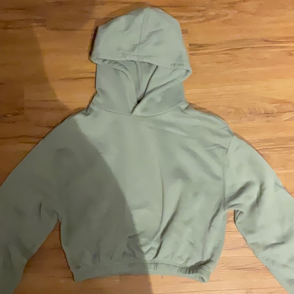 Zara green hoodie